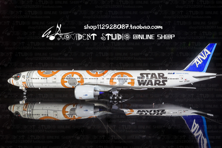 ANA星球大战BB8 JA789A 红星ZVEZDA利华REVELL B777-300 144水贴 玩具/童车/益智/积木/模型 其他模型玩具 原图主图