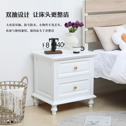 整装实木欧式床头柜卧室柜