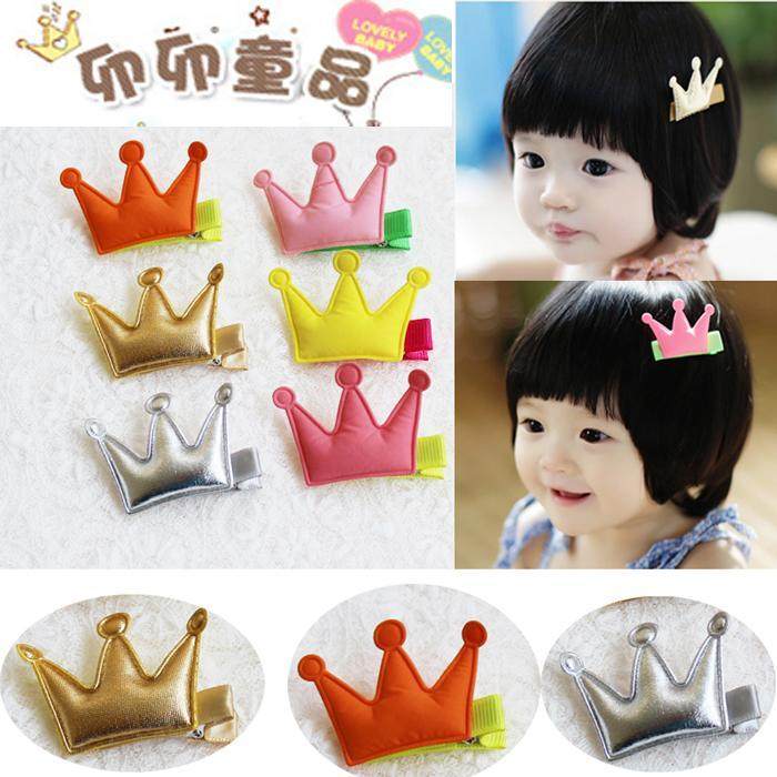 韩版磨砂金属全包饰品儿童发夹