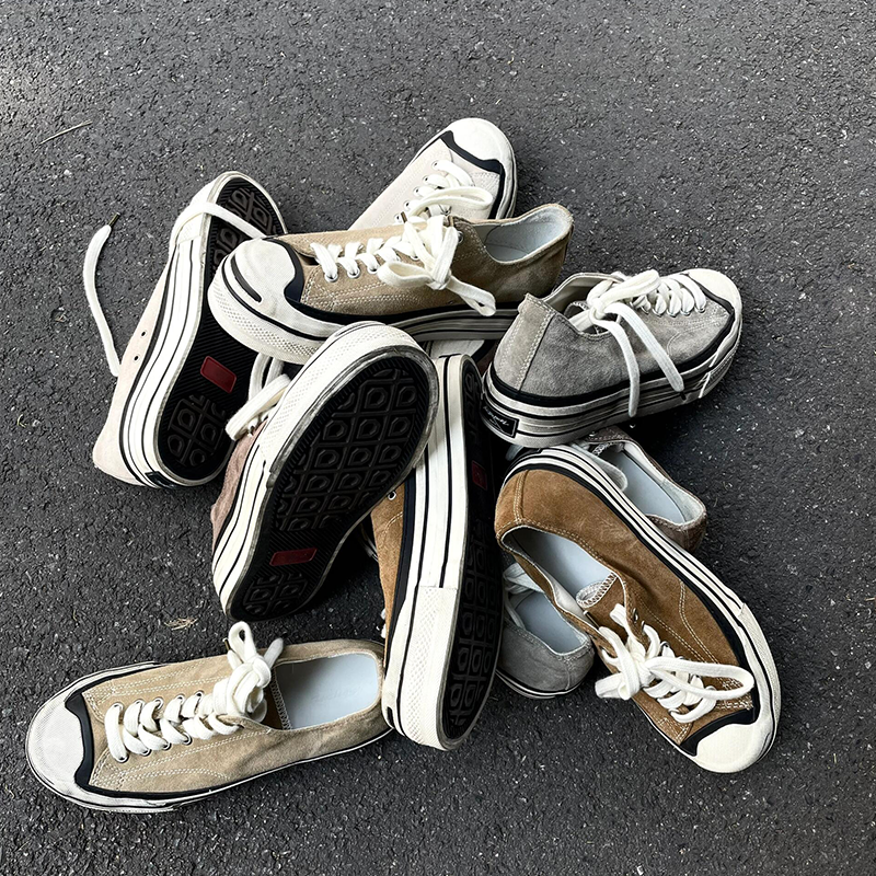 【日规VV工艺】NEIGBOR手工增高开口笑软木中底低帮硫化鞋