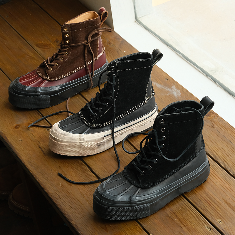 VV工艺重工高帮户外工装猎鸭靴