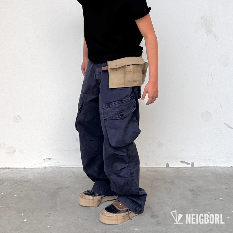 【日制面料】NEIGBORL日潮工装美潮多口袋Cargo阿苏特染工装裤