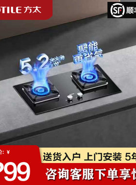 Fotile/方太 02-TH29B燃气灶煤气灶双灶嵌入式家用天然气官方推荐