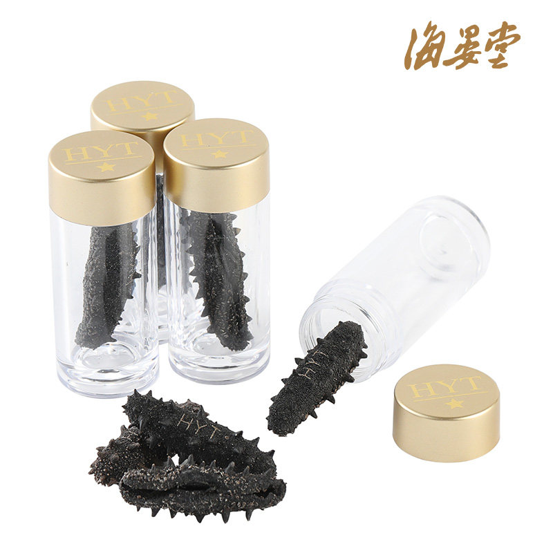 海晏堂速发净制干海参40g大连礼盒装礼品深海底播辽刺参赠泡发杯