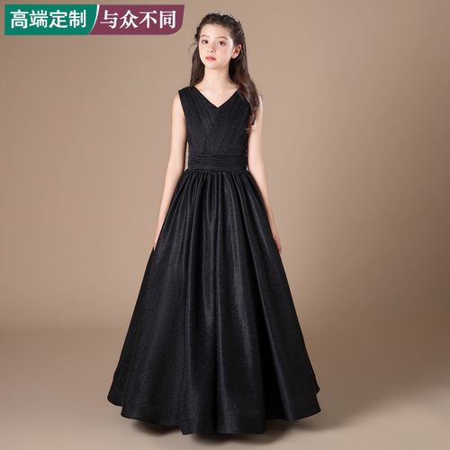 女童红毯模特走秀儿童晚礼服定制