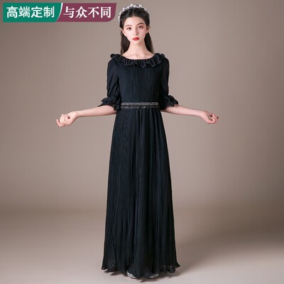 女童钢琴乐团独奏小提琴演出礼服