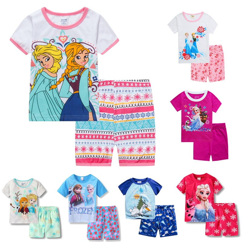 公主爱丽丝短袖女童睡衣家居服