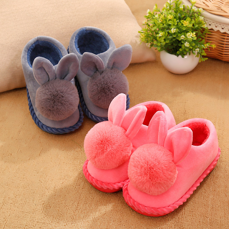 Pantoufles enfants en suède pour hiver - semelle Melaleuca - Ref 1024411 Image 1