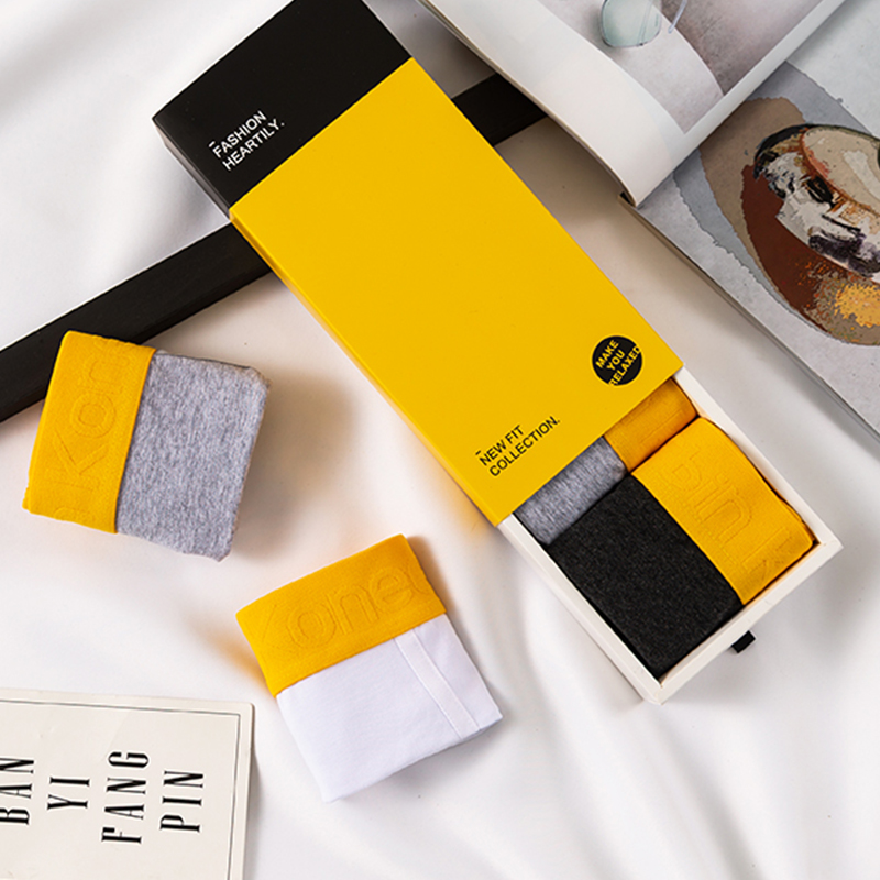 宽边女士内裤四角三角平角