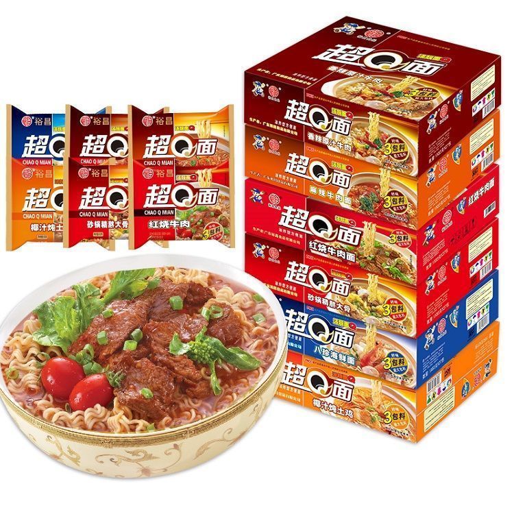 裕昌超q方便面多口味一整箱速食