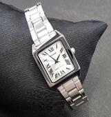 casio卡西欧罗马小方表数字复古学生石英防水女表LTP V007D