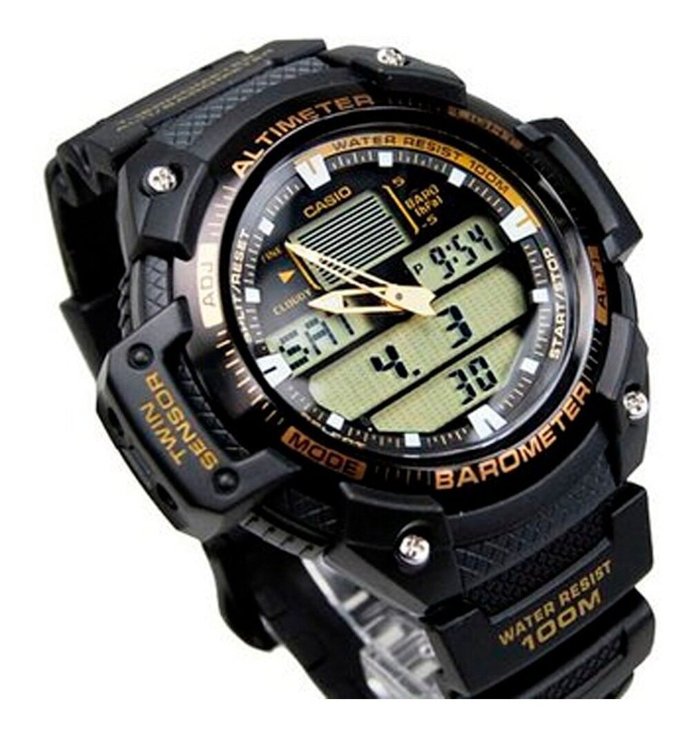 casio卡西欧手表男户外登山电子表g shock大表盘sgw-400h-1b 1b2