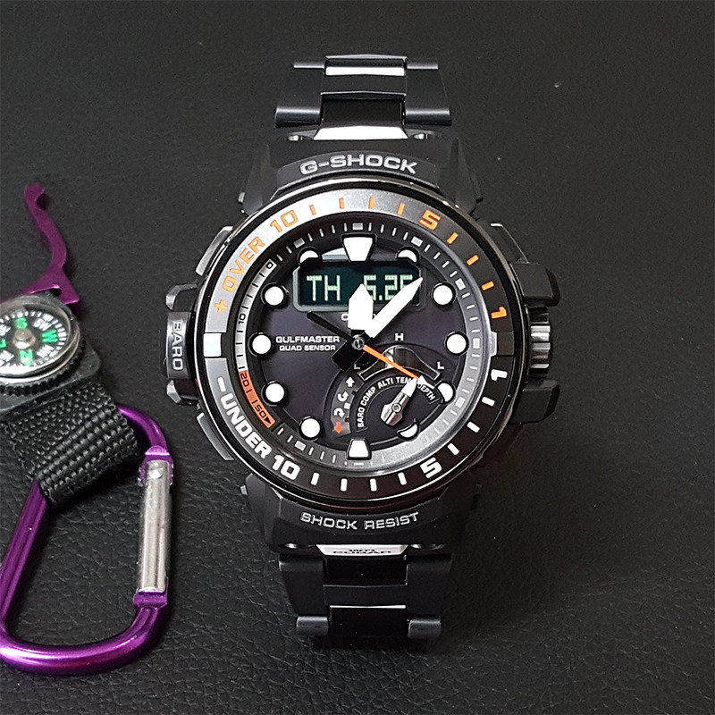 CASIO Navigation watch gshock waterproof diving solar energy Waves Men's watches GWN-Q1000MC-1A2/1Ain the Wristwatch , Japan Korea Watch category - from Buy2taobao.com to provide professional Taobao agent buy service