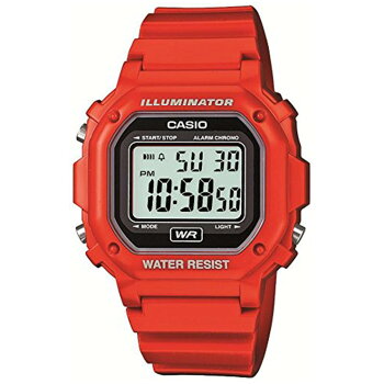 卡西欧casio f-108whc-4a 7b男女运动手表 经典复古电子表