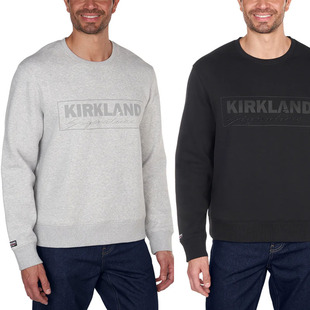 加绒加厚套头打底衫 秋冬宽松大码 高克重圆领卫衣男女情侣款 美单