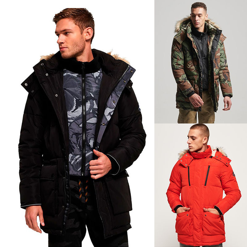 中长款棉衣男士秋冬季防风防泼水加厚保暖棉袄工装多口袋连帽棉服