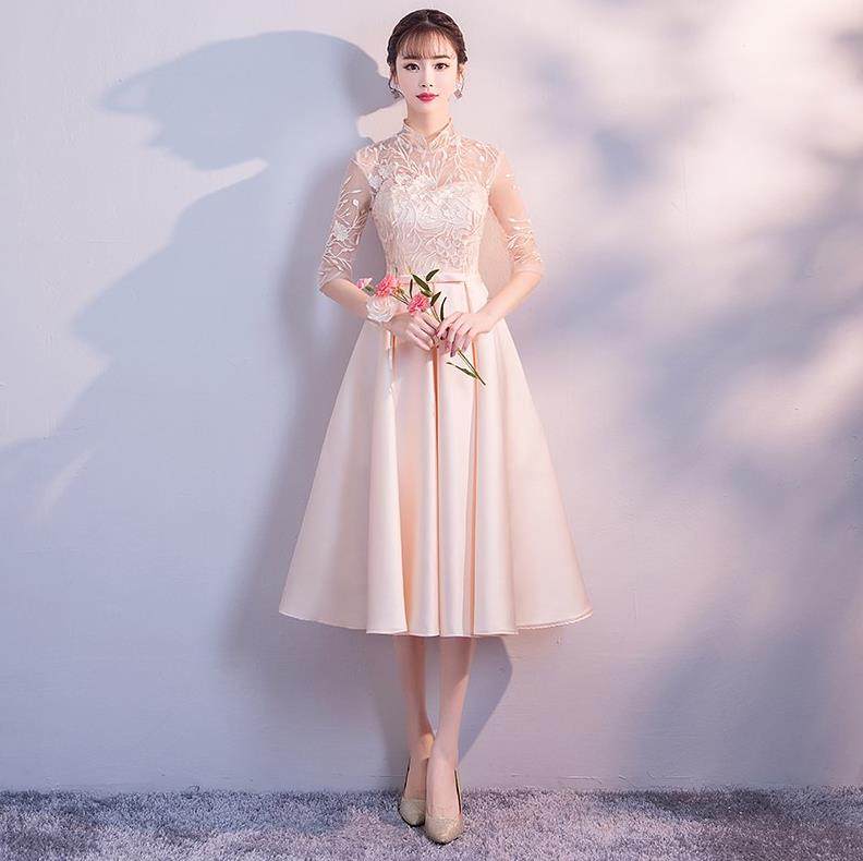 礼服结婚连衣裙平时气质女主持人伴娘连衣长裙2019年夏款 长款|ruв категории Женская одежда, Cвадебные платья, платье/вечернее платье - от Buy2taobao.com для оказания профессиональной услуги покупки агента Taobao