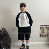 男童SOUTH插肩袖 Fromi 毛圈棉卫衣 春季 新款 BabyWe韩国代购 童装