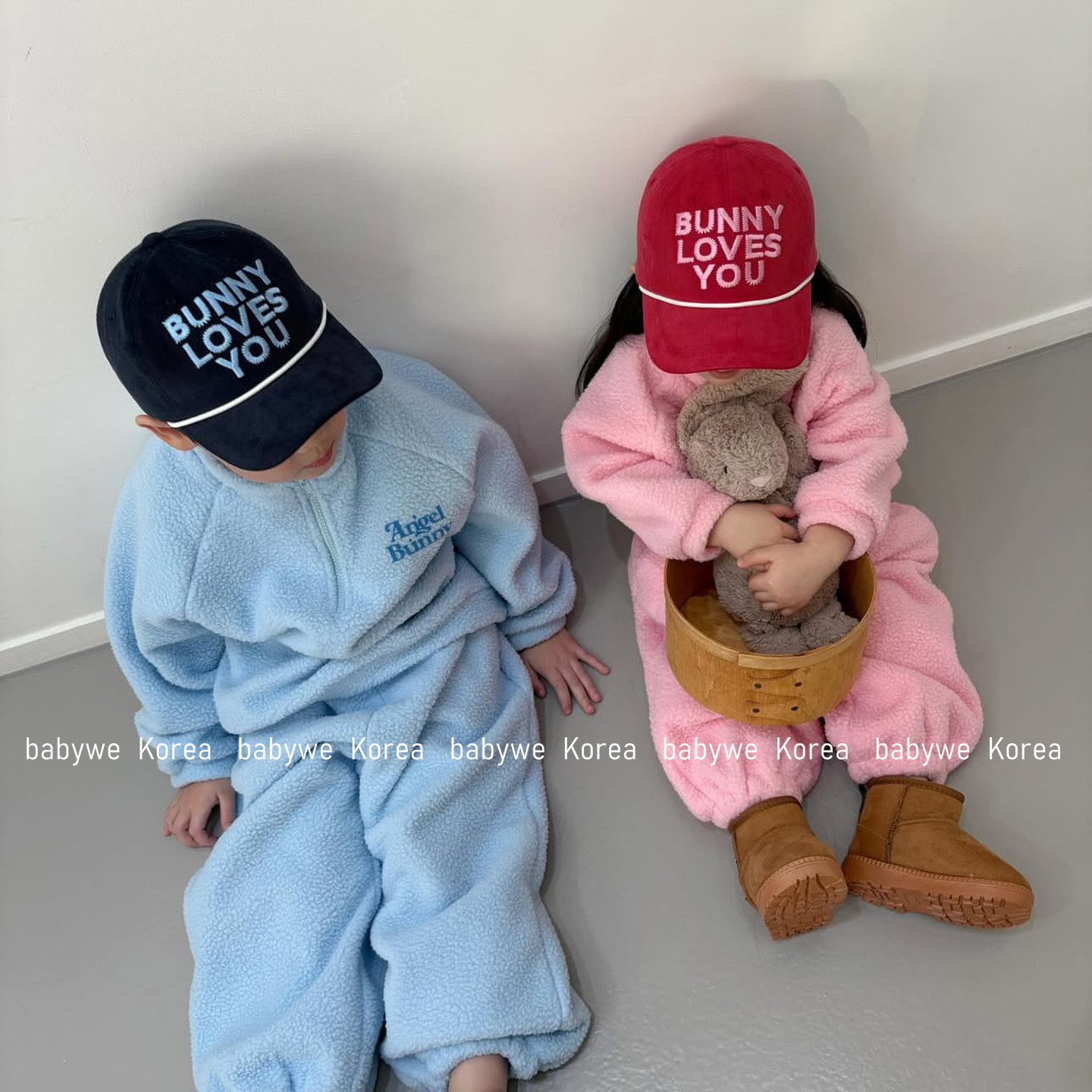 bunny▲BabyWe韩代女童加绒加厚双面绒字母半拉链卫衣卫裤冬套装,童装/婴儿装/亲子装,套装,淘宝优惠券,粉丝福利购,淘宝优惠卷