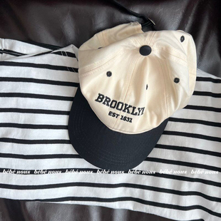 mamami▲BabyWe韩国儿童帽子Brooklyn字母遮阳鸭舌帽男童棒球帽