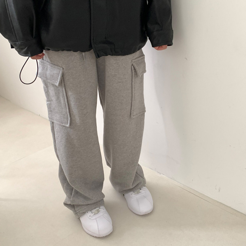 byhwan▲BabyWe韩国代购童装男童秋季宽松百搭口袋卫裤运动长裤