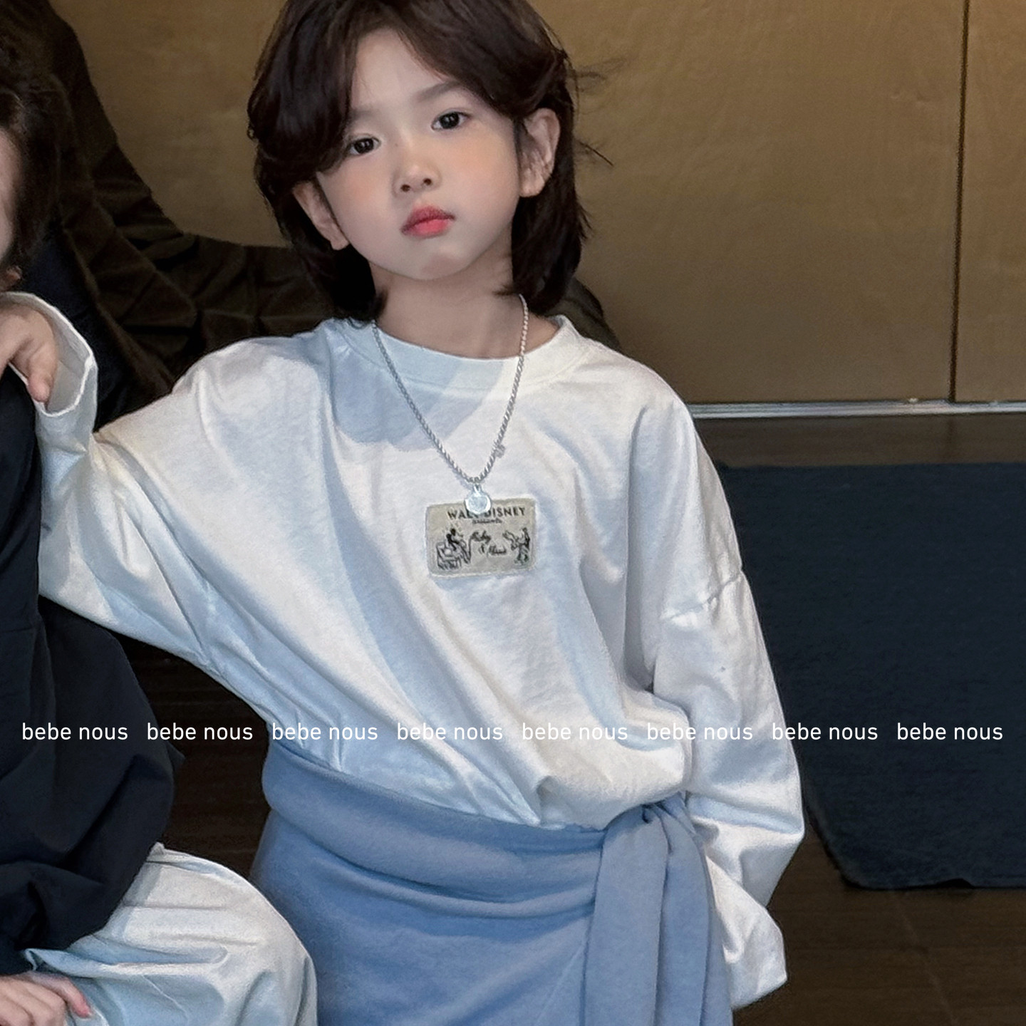 包邮▶bebenous主理人品牌26春新复古卡通印画贴布磨毛棉长袖t恤,童装/婴儿装/亲子装,T恤,淘宝优惠券,粉丝福利购,淘宝优惠卷