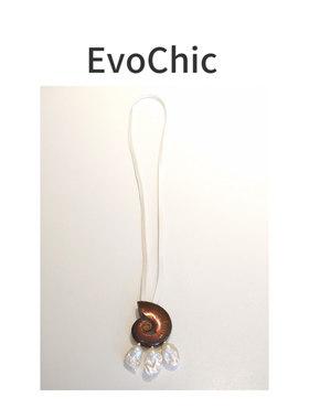 天然化石巴洛克珍珠项链极简风原创设计项链