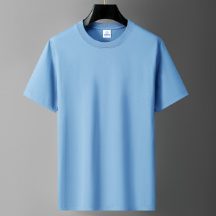 打底体恤衫 夏季 纯色半袖 T恤男休闲百搭男女款 棉短袖