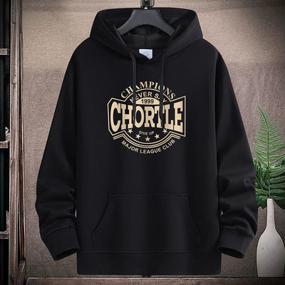 秋冬季潮牌加绒加厚连帽