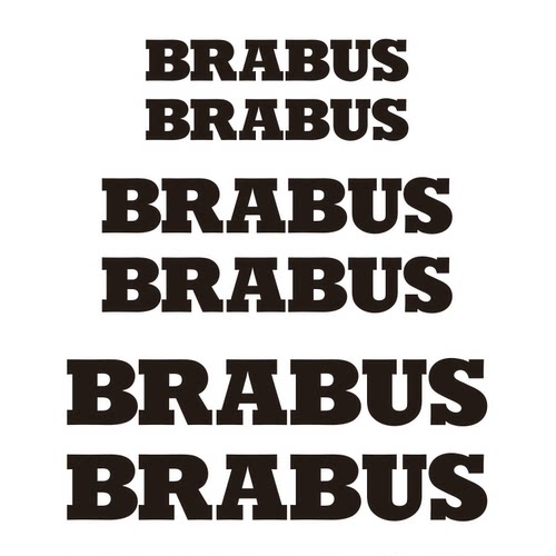 巴博斯C级G级M级S级卡钳贴纸 BRABUS 奔驰卡钳改装巴博斯卡钳贴纸 - 封面