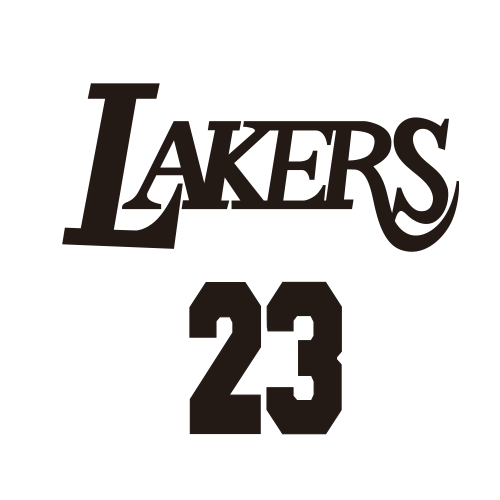 NBA篮球湖人队詹姆斯James反光车身贴 汽车贴纸个性球队球星定制