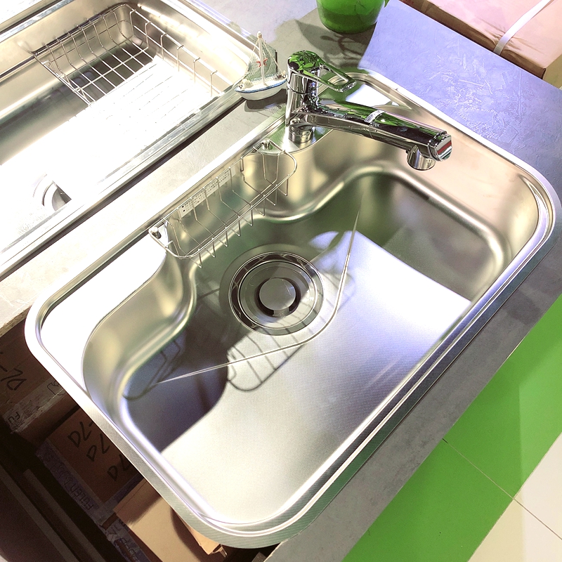 日本进口304不锈钢洗菜盆大单槽