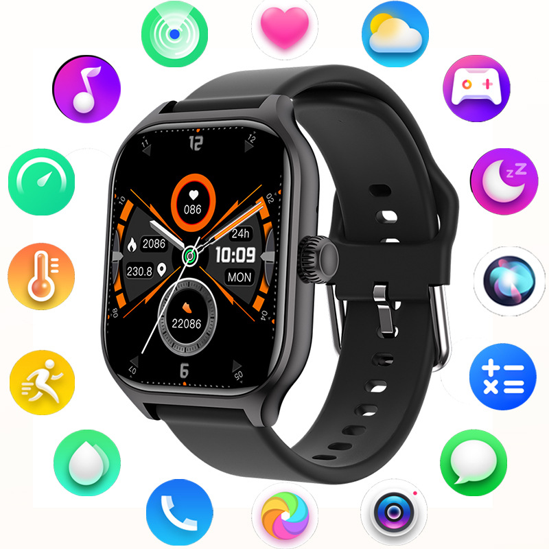 跨境私模穿戴智能手表smart watch心率血压运动健康GT40运动手