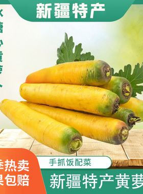 新疆特产冰糖心黄色胡萝卜红新鲜蔬菜生吃水果抓饭农家自种非有机