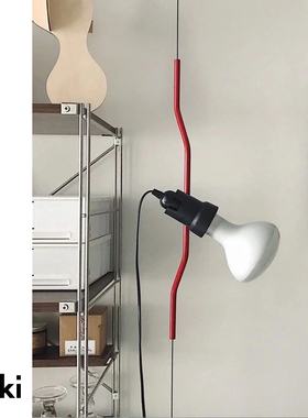 Parentesi气氛灯顶天立地落地吊灯flos客厅床头轻工业风后现代灯