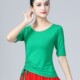 短袖 广场舞上衣女新款 夏季 T恤莫代尔舞蹈服练功服中老年跳舞衣服