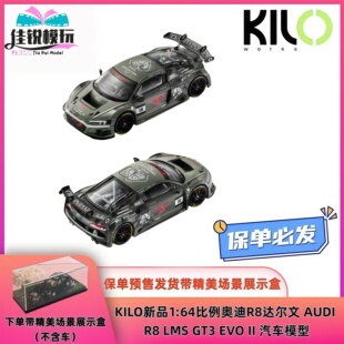 DarwinPRO x KILO 1:64奥迪 AUDI R8 LMS GT3 EVO II 女武神 车模