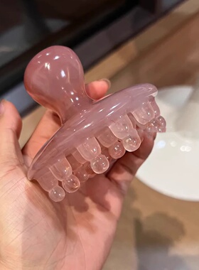 挖到好用的经络刷！圆盘经络梳头部大齿按摩梳子头皮头疗刮痧