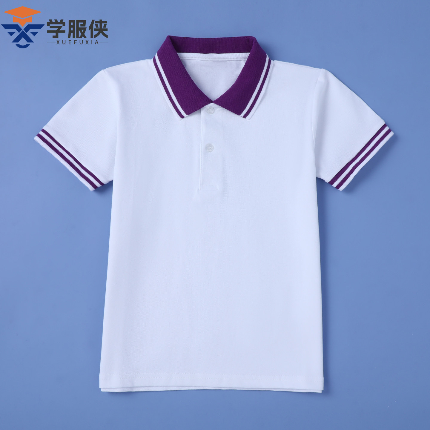 学院风儿童纯棉短袖POLO衫