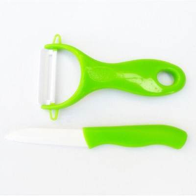 hot selling health green ceramic knife set chef's kn