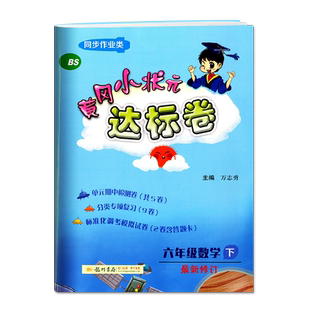 2022春黄冈小状元达标卷六年级数学下北师大版BS考试卷小学单元期中期末复习检测卷6年级下单元测试卷六下数学同步练习真题过关卷