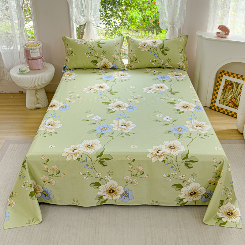 全棉床单单件纯棉斜纹