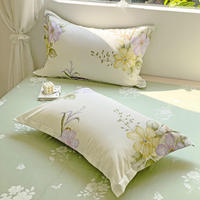 100% cotton pillowcase, single piece, single student dormitory, double pillowcase, 48x74cm, pair, floral pillowcase thumbnail 7