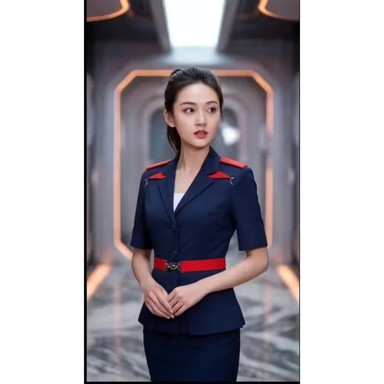 夜场dj公主服酒店工作服男女修身少爷套装职业装ktv服务员制服夏