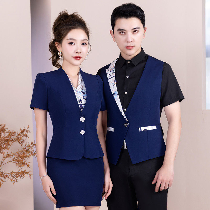 夜总会dj公主服少爷服夜场服务员工装短袖量贩KTV工作服男女套装