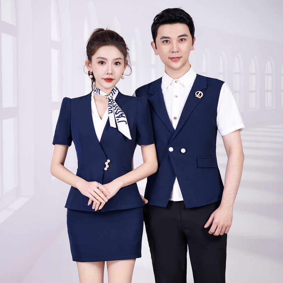 KTV公主服少爷服酒店前台工装春夏时尚短袖男女夜场dj工作服新款