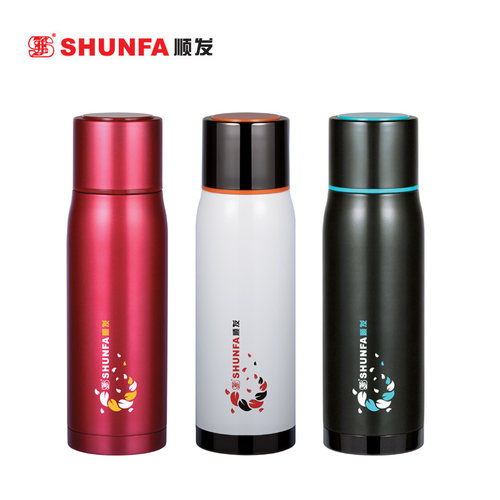 真空保温杯304不锈钢杯盖可倒水