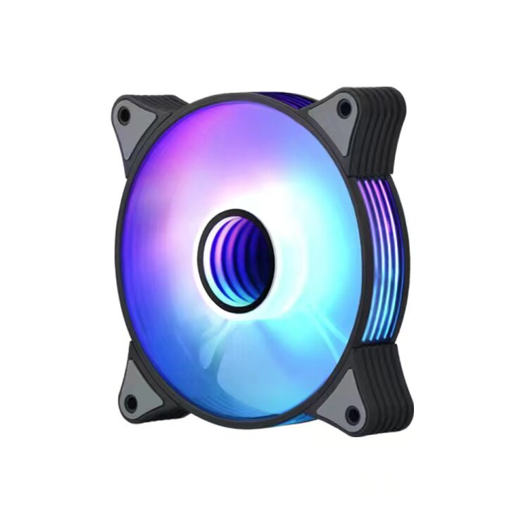 海景房风扇千影12C机箱散热风扇神光同步5V3针ARGB幻彩温控风冷图片