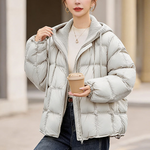 泡芙羽绒服女高品质冬季女新款韩版女装短款鸭绒服羽绒服平湖