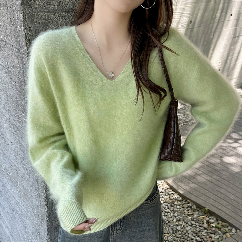 赠送运费险~免费试穿~无缝毛衣女